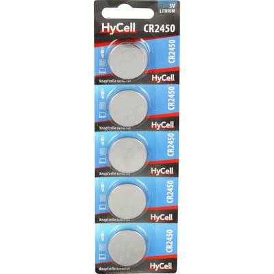 HyCell CR2450 Gombelem CR 2450 Lítium 3 V 5 db