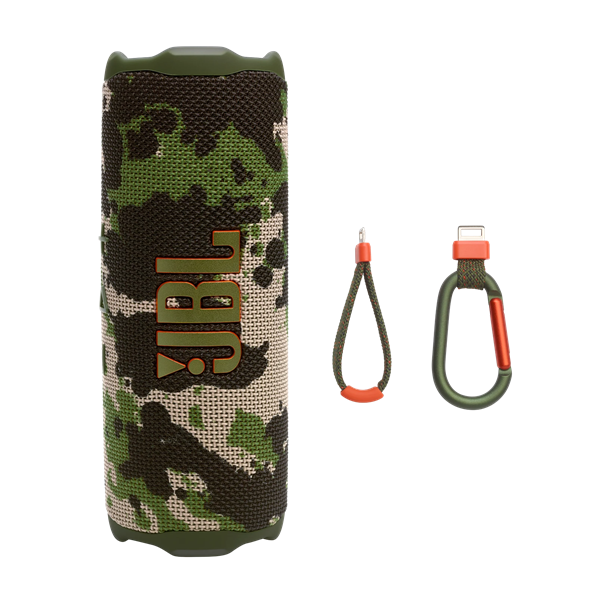 JBL FLIP 7 SQUAD Hordozható vízálló Bluetooth hangszóró Terepmintás