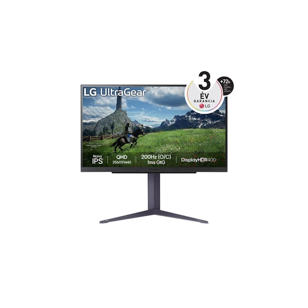 LG 27" 27GS85Q-B QHD LED IPS 180Hz LED gamer monitor LG 27" 27GS85Q-B QHD LED IPS 180Hz LED gamer monitor