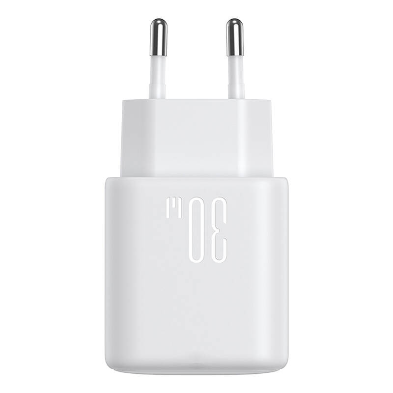 Joyroom  JR-TCF24 hálózati töltő USB-C + kábel 30W 1m Fehér