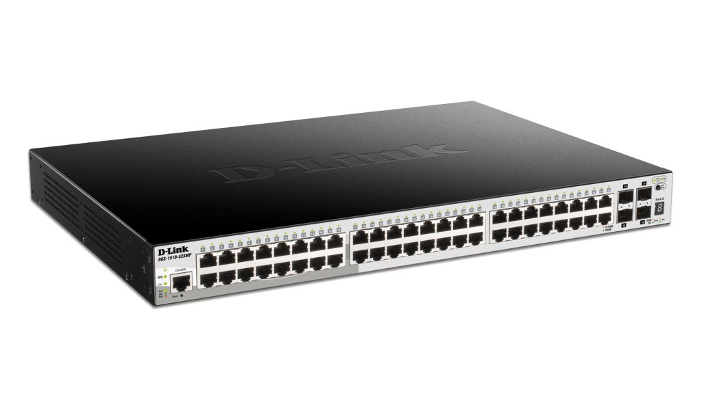 D-Link DGS-1510-52XMP 10/100/1000 Mbps Smart Managed PoE Switch D-Link DGS-1510-52XMP 10/100/1000 Mbps Smart Managed PoE Switch