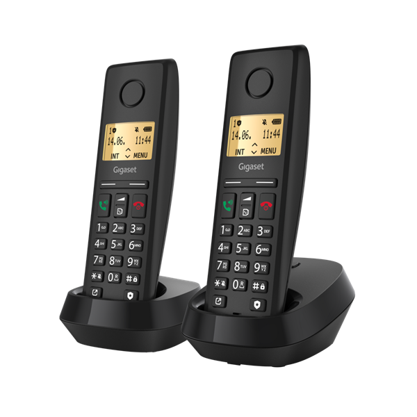 Gigaset PURE DUO 200 fekete dect telefon