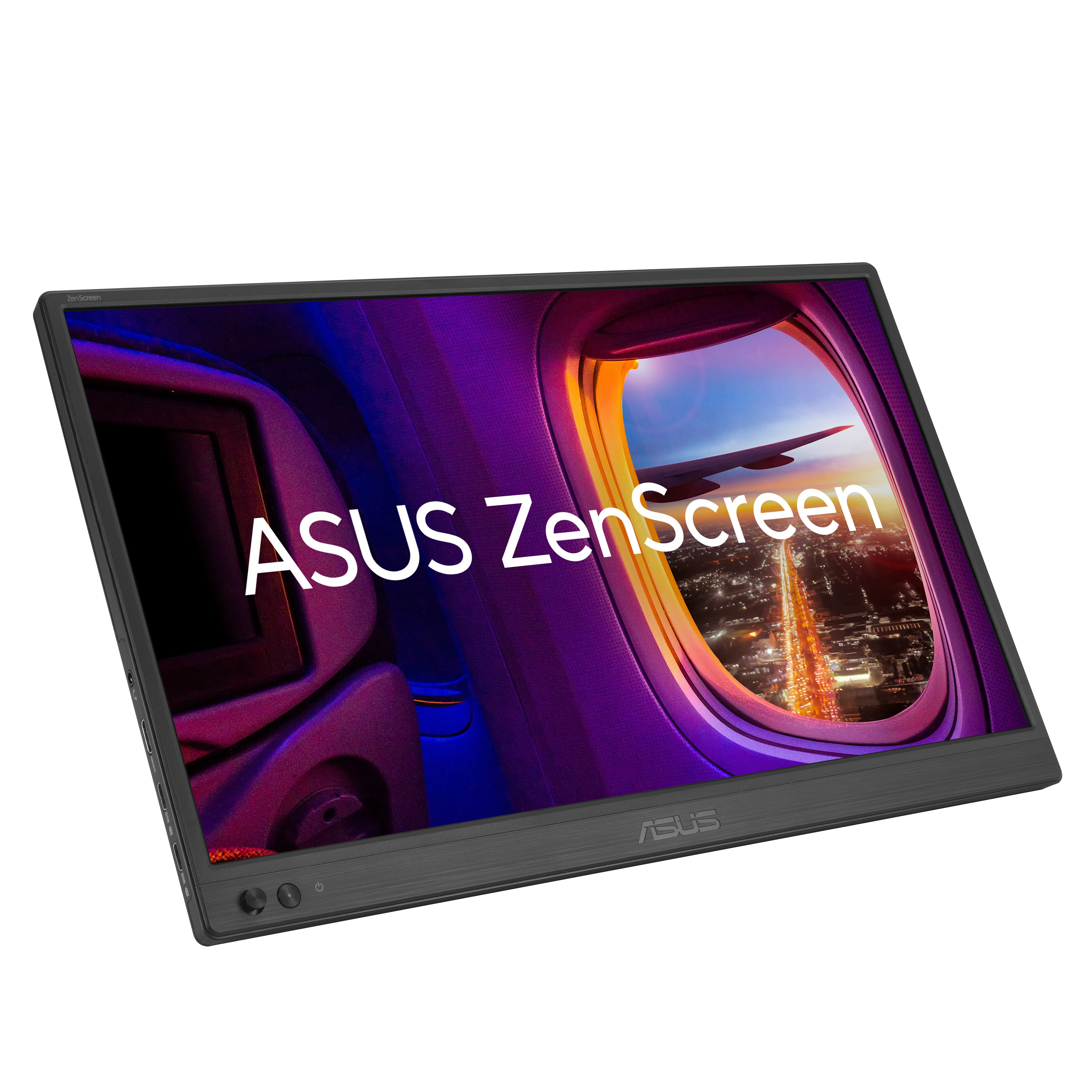 ASUS 15,6" MB169CK ZenScreen Hordozható monitor - 1920x1080, Full HD, LED, IPS, Hangszóró, Fekete