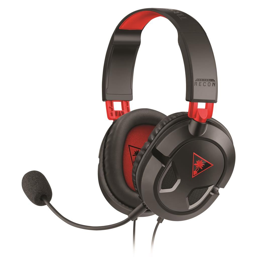 Turtle Beach Ear force reacon 50 mikrofonos fejhallgató fekete-piros Turtle Beach Ear force reacon 50 mikrofonos fejhallgató fekete-piros