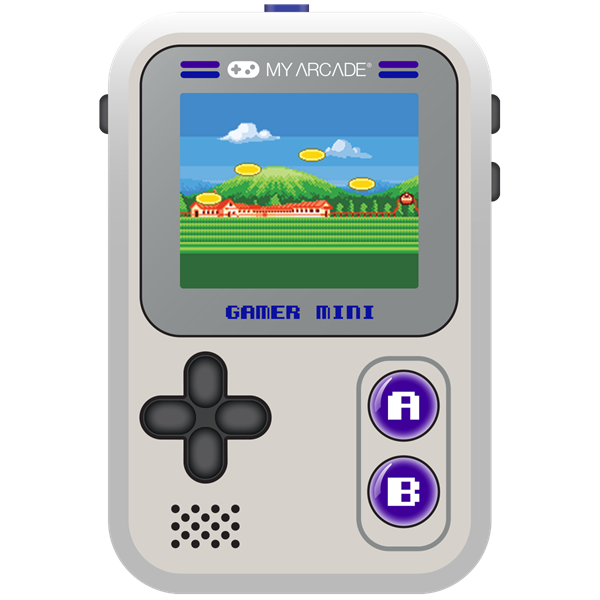 MY ARCADE Gamer Mini Classic Hordozható Gray/Purple