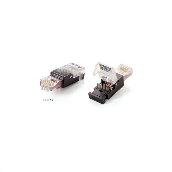 Equip 121165 UTP RJ45 Tool-less dugó, Cat6, 2db/csomag (121165) Equip 121165 UTP RJ45 Tool-less dugó, Cat6, 2db/csomag (121165)