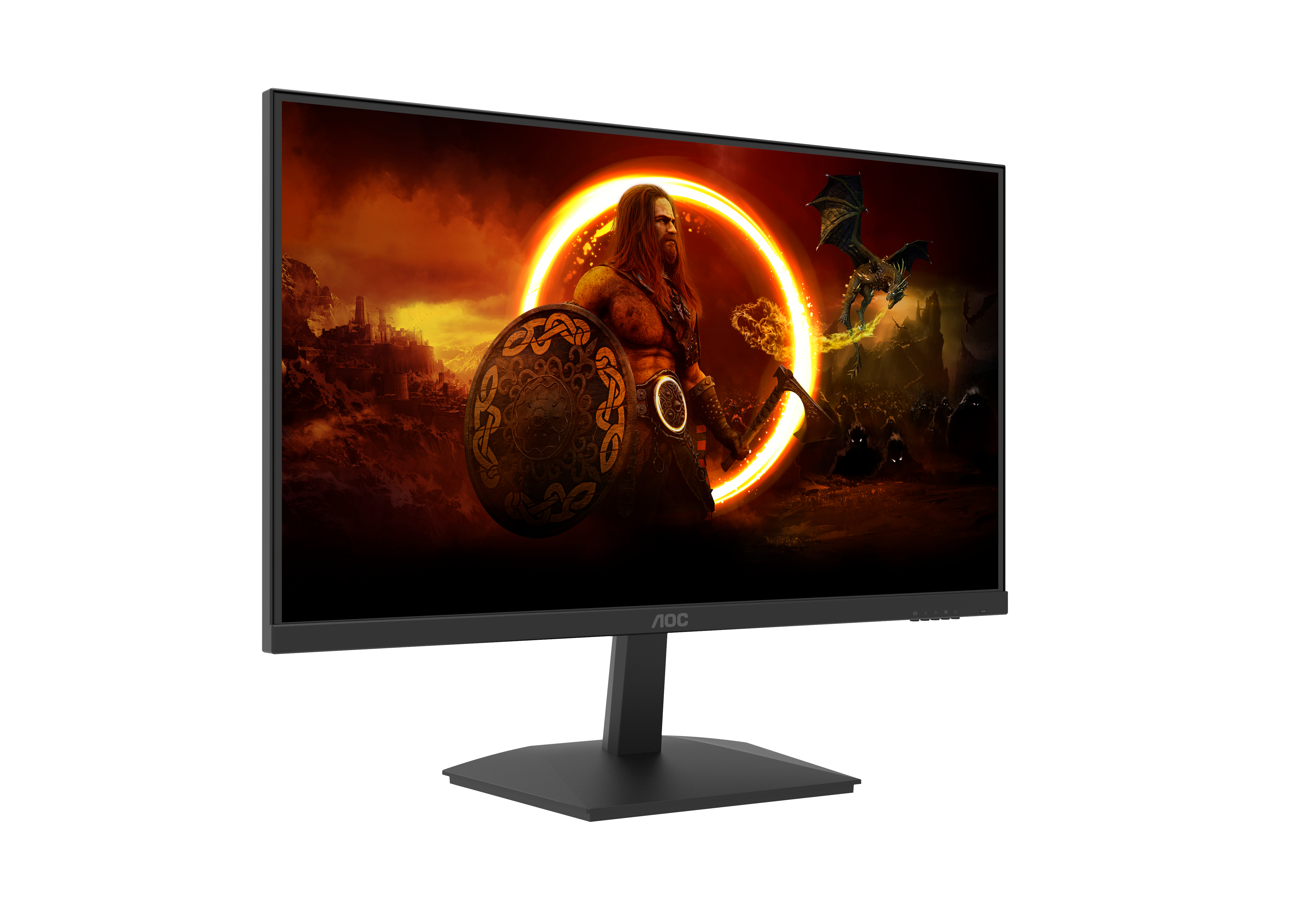 AOC 23.8" 24G15N2 Monitor - 1920x1080, Full HD, LED, VA, 180Hz, 1ms, Hangszóró, Gamer, Fekete