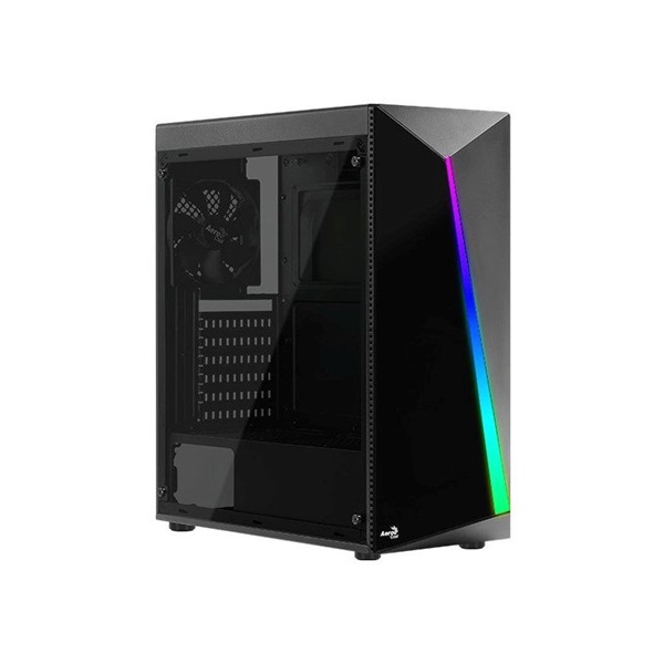 Aerocool Shard Tempered Glass táp nélküli ablakos ház fekete (ACCM-PV14013.11) Aerocool Shard Tempered Glass táp nélküli ablakos ház fekete (ACCM-PV14013.11)