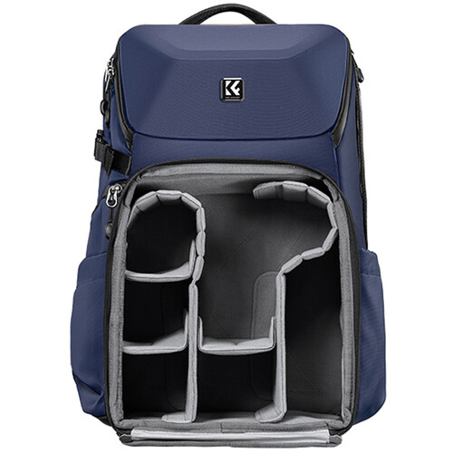 K&F Concept Alpha Backpack 20L, fotós hátizsák, vízálló, kék