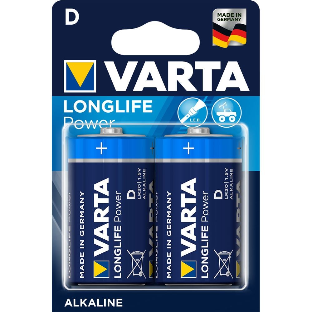 Varta Longlife Power D LR20 góliát elem 2db/cs (4920121412)