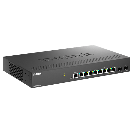 D-Link DMS-1250-10S 8-Port Multi-Gigabit Smart Managed Switch