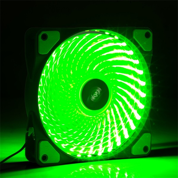 Akyga ház hűtő 12cm zöld LED (AW-12E-BG)