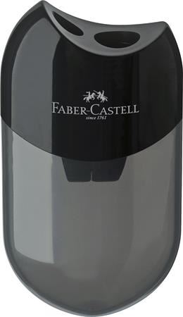 Faber-Castell kétlyukú, tartályos hegyező fekete (183500) Faber-Castell kétlyukú, tartályos hegyező fekete (183500)