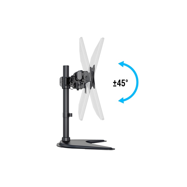 MULTIBRACKETS Asztali állvány, M Deskstand Basic Dual (15-27", max.VESA: 100x100 mm, 8 kg) MULTIBRACKETS Asztali állvány, M Deskstand Basic Dual (15-27", max.VESA: 100x100 mm, 8 kg)