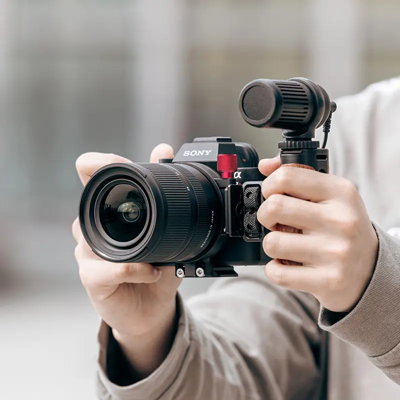 Ulanzi S-63 objektív állvány adapter, horizontális-vertikális rig, Sony Alpha kompatibilitás