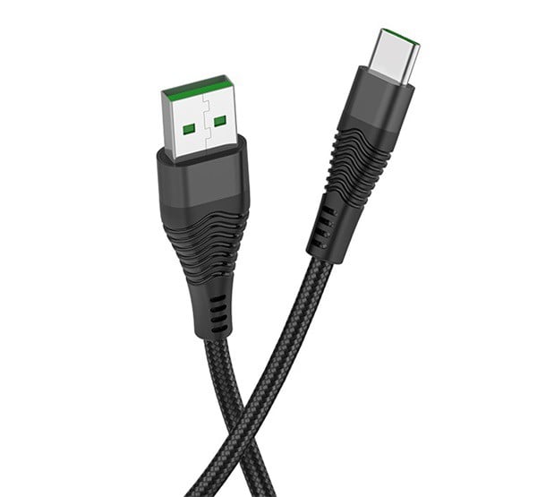 HOCO U53 adatkábel és töltő (USB - Type-C, gyorstöltés támogatás, cipőfűző minta, 120cm, törésgátló) FEKETE (U53_TYPE-C_B) HOCO U53 adatkábel és töltő (USB - Type-C, gyorstöltés támogatás, cipőfűző minta, 120cm, törésgátló) FEKETE (U53_TYPE-C_B)