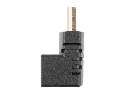 Lanberg HDMI apa- HDMI anya 90 fokos adapter (AD-0033-BK)