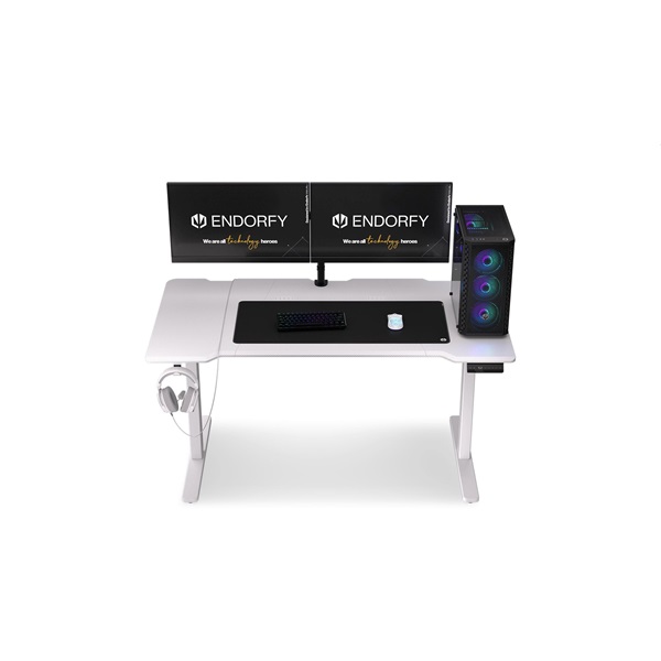 Endorfy Atlas L Electric OWH fehér gamer asztal Endorfy Atlas L Electric OWH fehér gamer asztal