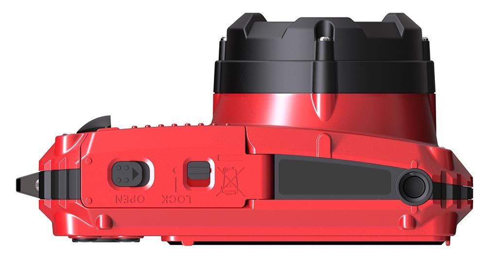 Kodak Pixpro WPZ2 vízálló, porálló, ütésálló digitális fényképezőgép, piros, 2db akku, 16gb micro sd