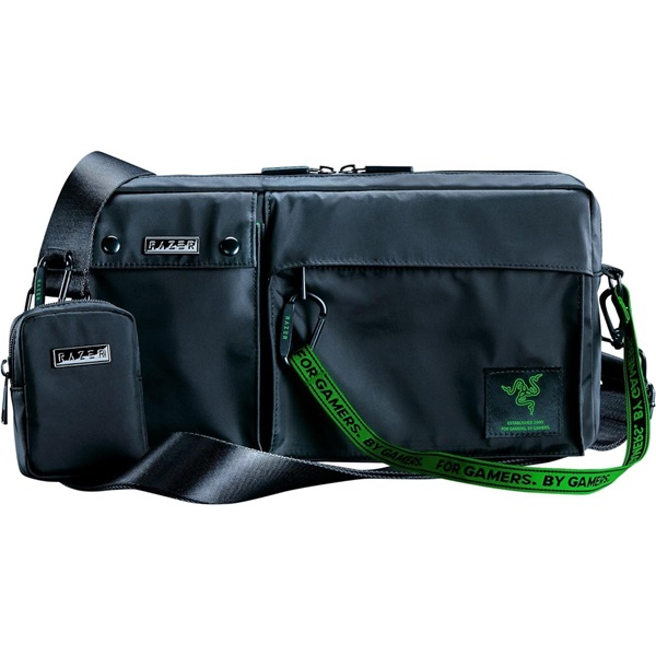 Razer "Xanthus Crossbody" Gamer táska Fekete
