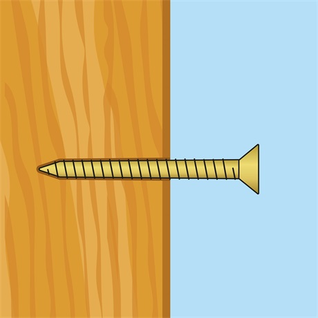 Handy 04802B FORGÁCSLAP CSAVAR SÁRGA  - 100 db / CSOMAG