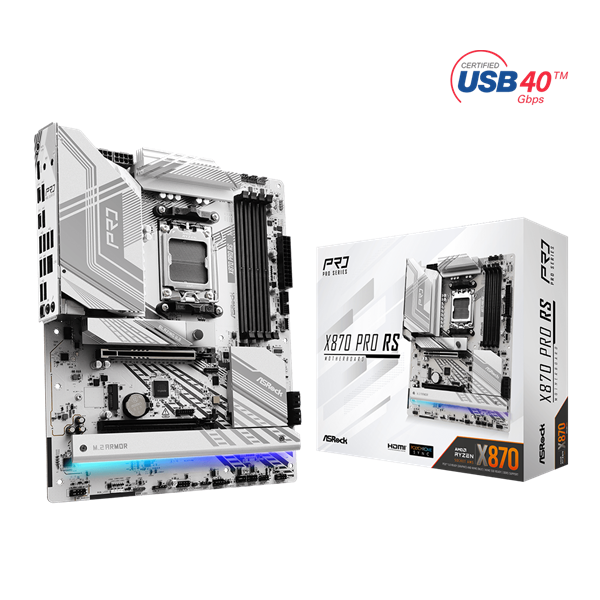 ASROCK AM5 X870 PRO RS AMD X870 ATX Alaplap ASROCK AM5 X870 PRO RS AMD X870 ATX Alaplap