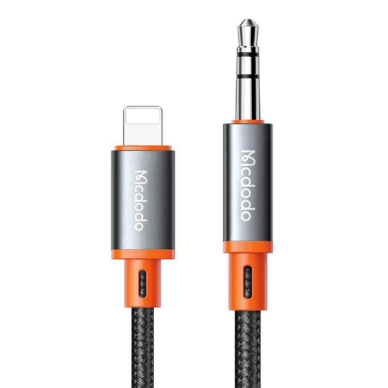 Mcdodo Lightning - Aux mini jack kábel 3.5mm 1.8m fekete (CA-0890) Mcdodo Lightning - Aux mini jack kábel 3.5mm 1.8m fekete (CA-0890)