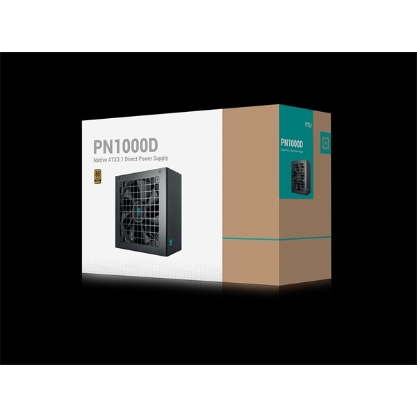 DeepCool 1000W  PN1000-D  80 Plus Gold ATX 3.1. Aktív PFC Tápegység 