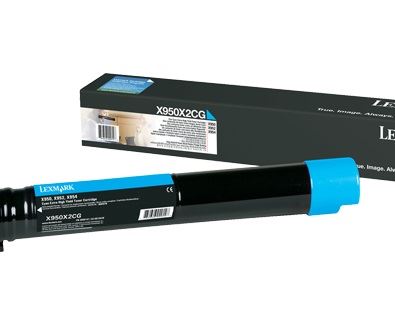 Lexmark X95x extra nagy kapacitású festékkazetta ciánkék (X950X2CG) Lexmark X95x extra nagy kapacitású festékkazetta ciánkék (X950X2CG)