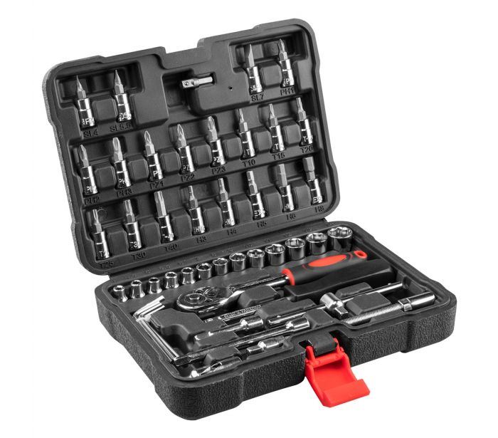 Top Tools Dugókulcskészlet 1/4" 49db