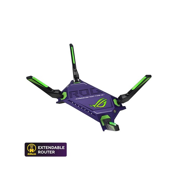 ASUS ROG Rapture GT-AX6000 EVA Edition Dual-Band WiFi 6 gaming router (90IG0780-MO3B10)