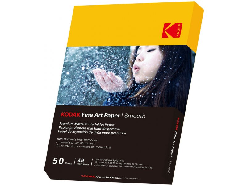 KODAK Fine Art Smooth 230g 10x15cm  50db fotópapír  