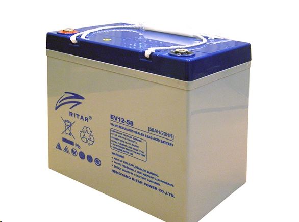 Ritar EV12-58 12V 58Ah elektromos járműmeghajtó akkumulátor