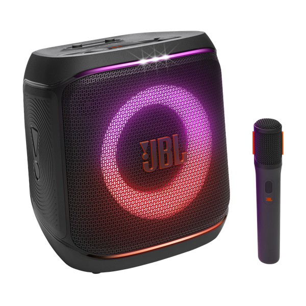 JBL Partybox Encore 2 fekete Bluetooth hangszóró vezeték nélküli mikrofonnal