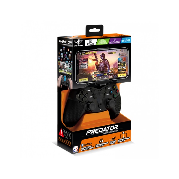 Spirit of Gamer Predator vezeték nélküli kontroller fekete (SOG-BTGX11)