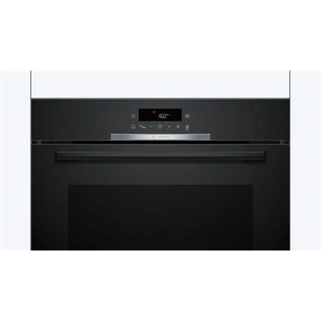 Bosch HBA372EB4 fekete, beépíthető, sütőtér:71L, grill, légkeverés, pirolitikus tisztítás, sütő
