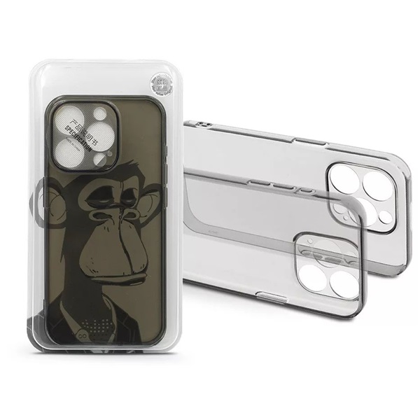 Haffner HF238956 Apple iPhone 15 Pro Gray Monkey átlátszó szilikon hátlap Haffner HF238956 Apple iPhone 15 Pro Gray Monkey átlátszó szilikon hátlap