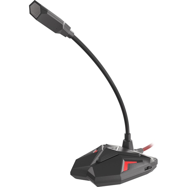 natec Genesis Radium 100 Gamer mikrofon USB, fekete-piros (NGM-1407)