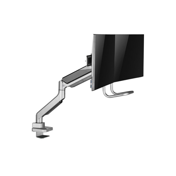 Equip 650161 17"-32" 2 monitor dönthető forgatható Max.: 2x9kg Monitor Asztali konzol fekete/ezüst Equip 650161 17"-32" 2 monitor dönthető forgatható Max.: 2x9kg Monitor Asztali konzol fekete/ezüst