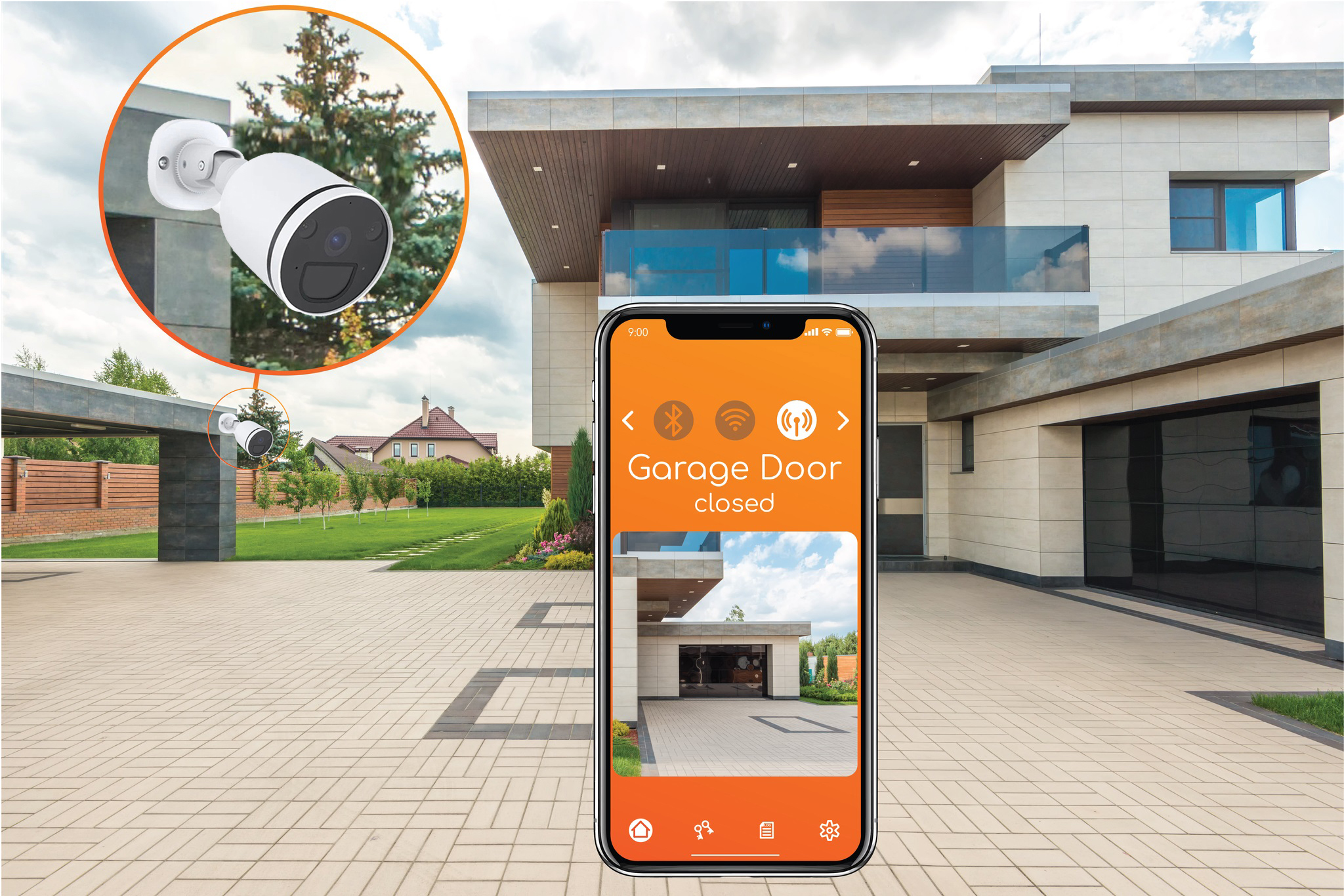 Remootio OC1 kültéri Wi-Fi  IP kamera