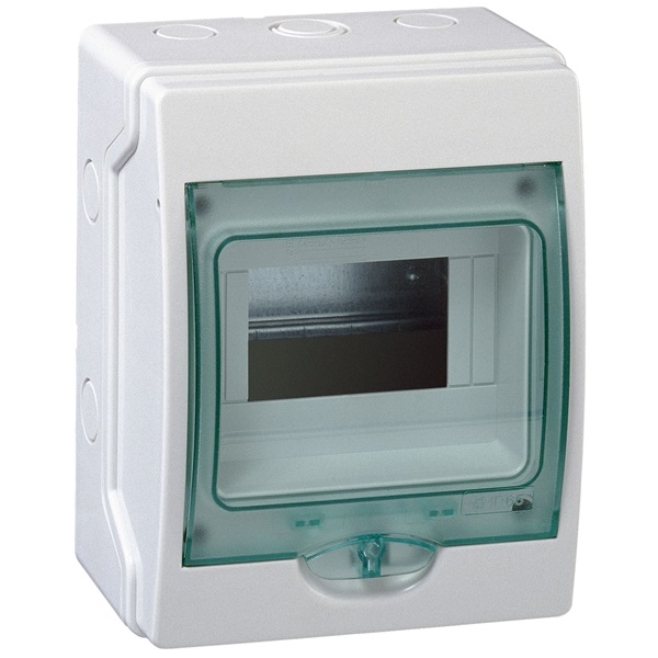 Schneider 13442 Kaedra 1x6 modul/falon kívüli/átlátszó ajtó/szürke mini elosztó Schneider 13442 Kaedra 1x6 modul/falon kívüli/átlátszó ajtó/szürke mini elosztó