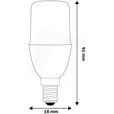 Avide ABBSE14NW-8W LED BRIGHT STICK IZZÓ T37 8W E14 NW 4000K