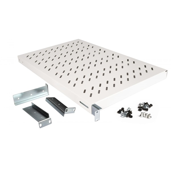 Equip Rackszekrény kiegészítő  EZVS-19-1-10-G Fix polc  19"  1U  Mélység: 1000mm Szürke 