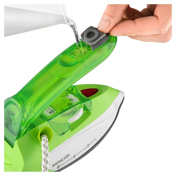 Sencor SSI 1050GR zöld-fehér utazó vasaló Sencor SSI 1050GR zöld-fehér utazó vasaló