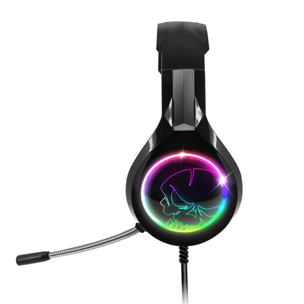 Spirit of Gamer PRO-H8 RGB mikrofonos fejhallgató fekete (MIC-PH8)