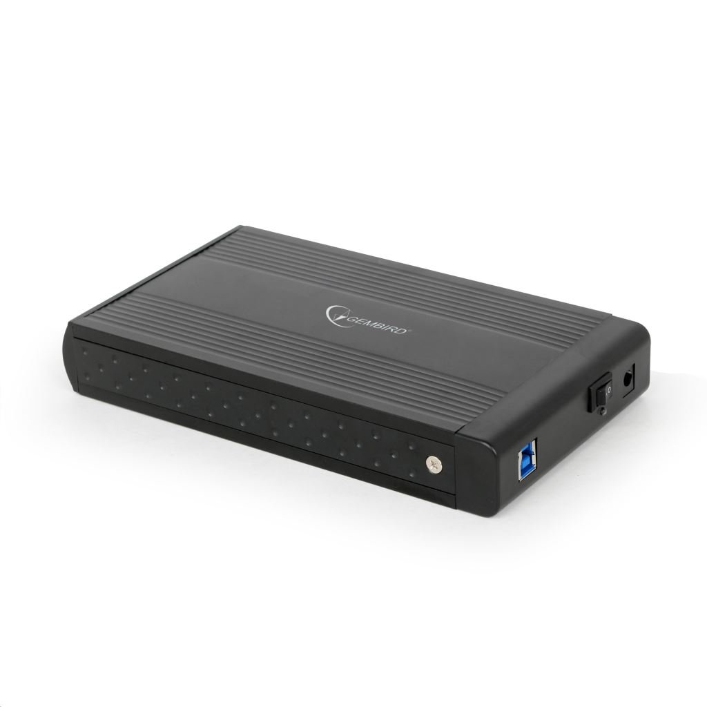 Gembird 3.5'' külső SATA merevlemez ház USB 3.0 fekete (EE3-U3S-3) Gembird 3.5'' külső SATA merevlemez ház USB 3.0 fekete (EE3-U3S-3)