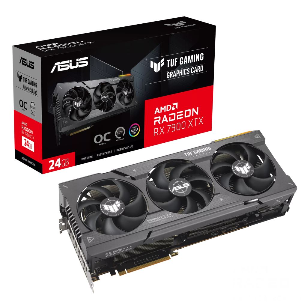 ASUS Radeon RX 7900 XTX 24GB videokártya (TUF-RX7900XTX-O24G-GAMING)