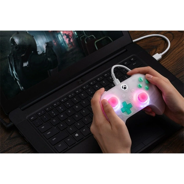 8Bitdo Ultimate Mini, Xbox Series X|S, Xbox One, PC, Official, Hall-Effect  vezetékes kontroller Pink