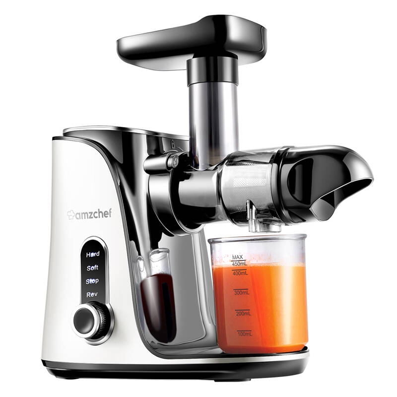 AMZCHEF GM3001-WT lassú sebességű gyümölcscentrifuga Fehér 