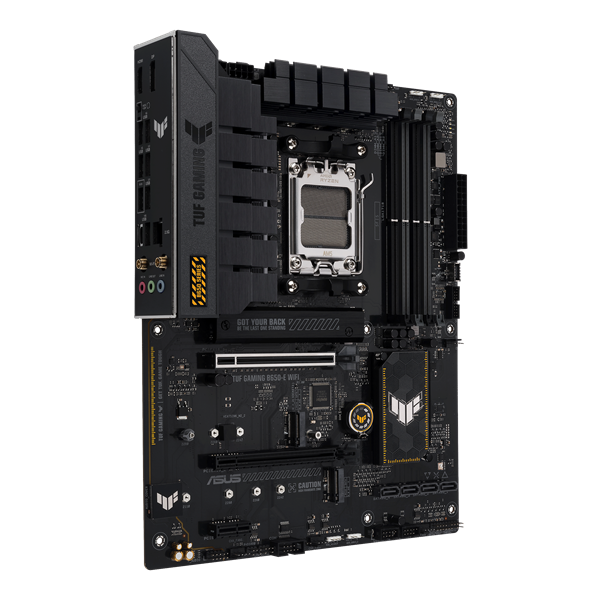 Asus Alaplap - AMD TUF GAMING B650-E WIFI AM5 (B650, ATX, 4xDDR5 8000+MHz, 4xSATA3, 3x M.2, HDMI+DP)